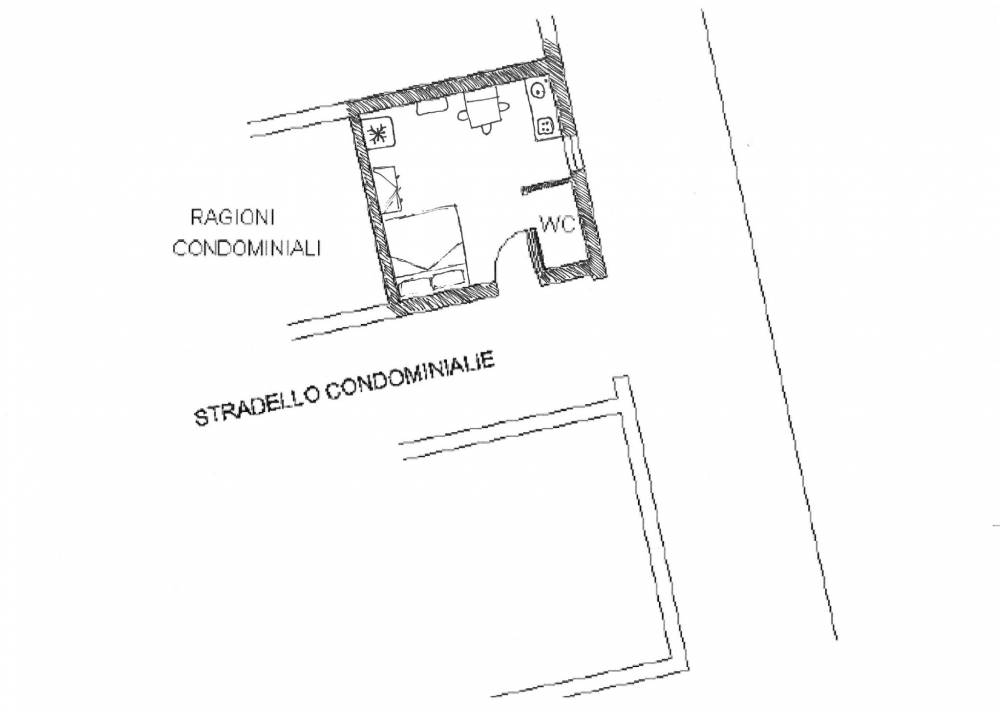 Affitto Appartamento a Parma monolocale san lazzaro di 25 mq